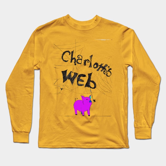 Charlotte's Web - by Love - 8 Years Old Long Sleeve T-Shirt by CNS Studios